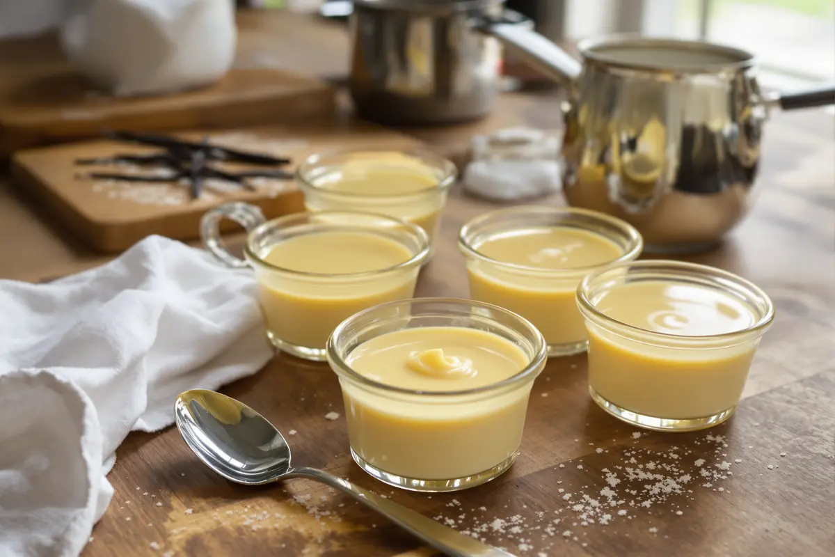 Crèmes vanille maison : si onctueuses que vous n’en voudrez plus du commerce !