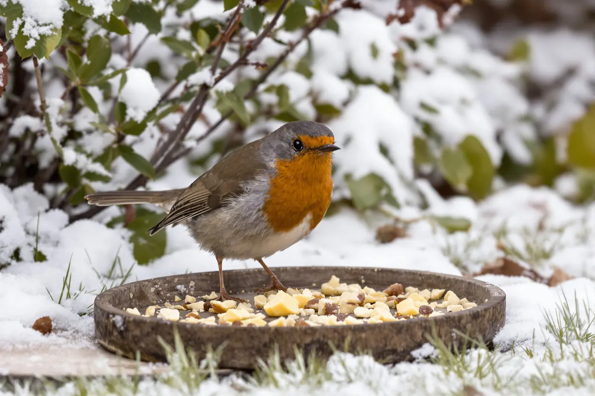 Rouges-gorges affamés : 6 aliments oubliés qui peuvent les sauver cet hiver
